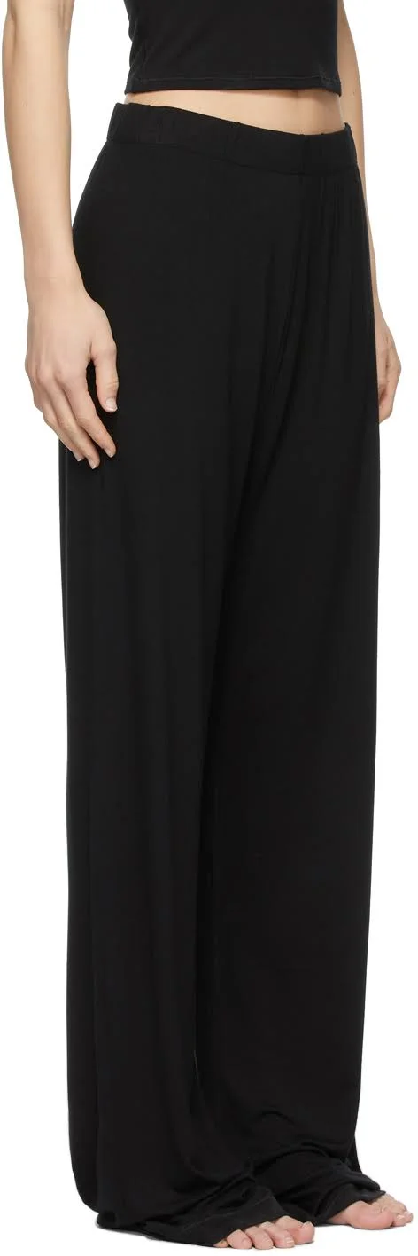 SKIMS Black Sleep Trousers