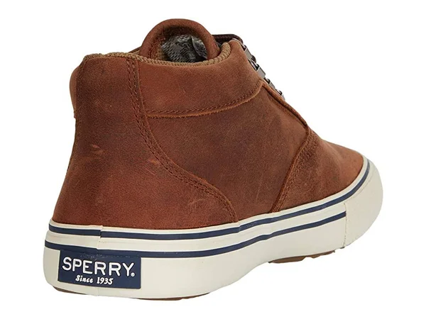 Men's Sperry Striper Storm Waterproof Sneaker 5731416 - 7.5 M, Tan Leather