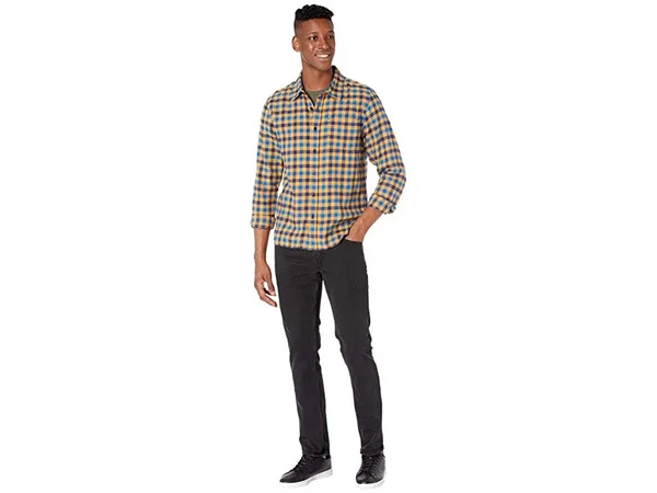 Outerknown Transitional Flannel Shirt - Men's Marigold Ashbury Plaid, M