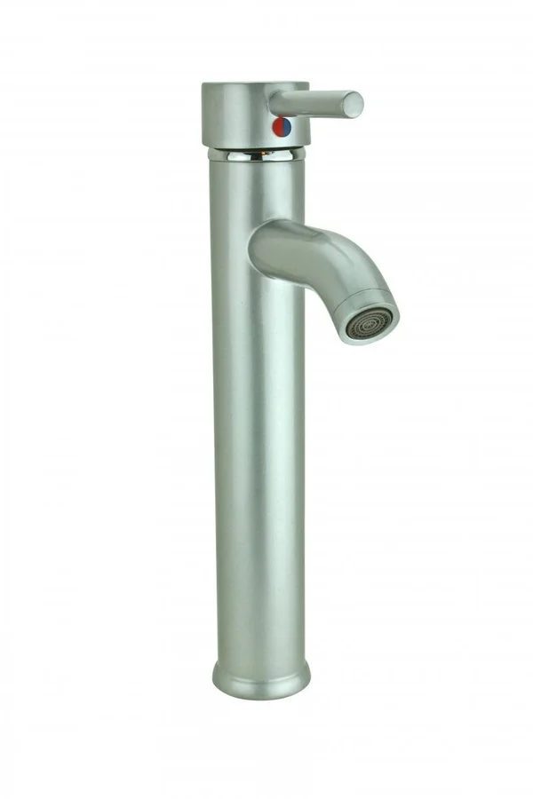 Renovators Supply Satin Nickel Single Hole Bathroom Sink Faucet 12x22 H