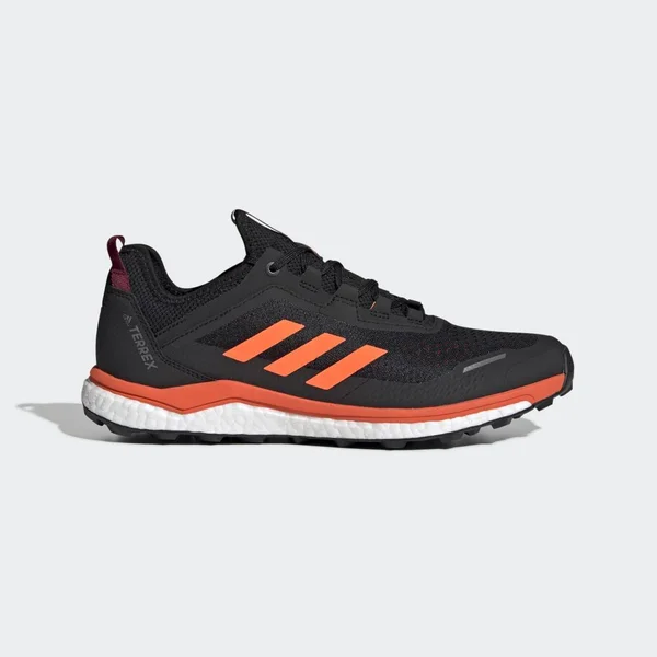 Adidas Men's Terrex Agravic Flow Shoes Col Burgundy - Solar Orange, Black 10