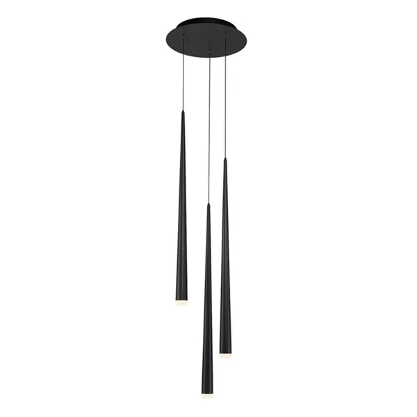 Modern Forms - PD-41803R-BK - LED Chandelier - Cascade - Black