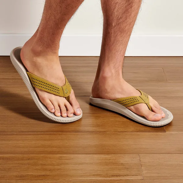Olukai Ulele - Limu - Mineral Grey - Men’s Beach Sandals