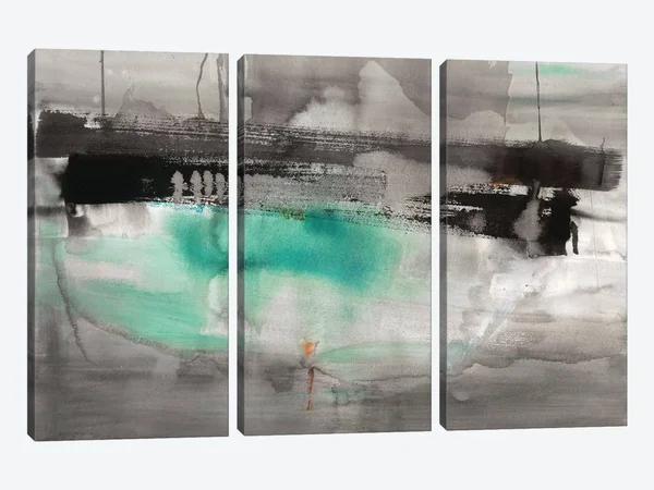 Michelle Oppenheimer Canvas Art Prints - Detached IIstyle > Abstract > Abstract expressionism art)