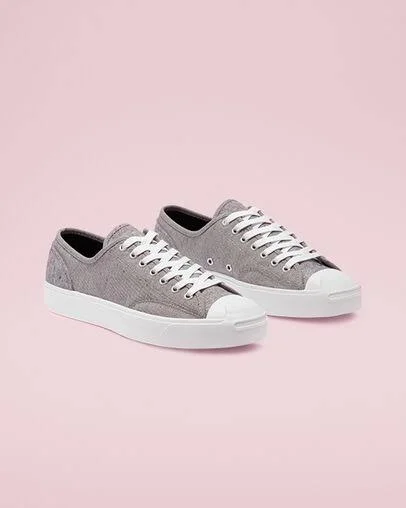 Converse Jack Purcell Renew Low &Grey Twill& Mens Sneakers - Size 5.0