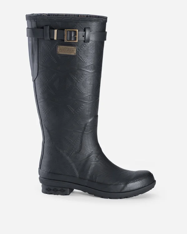 Pendleton Heritage Embossed Tall Rain Boot - Scarlet - 7