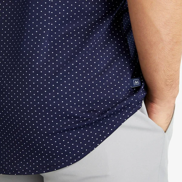 Mizzen+Main Men's Spinnaker Short Sleeve Button-Down Shirt