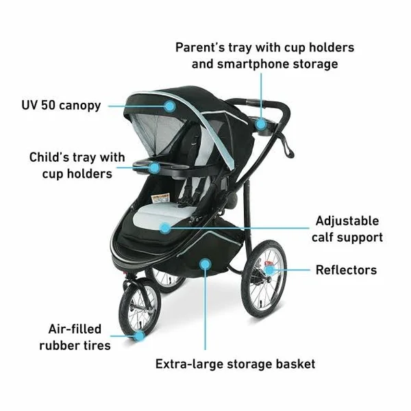 Graco 2101066 Modes Jogger Haven Travel System