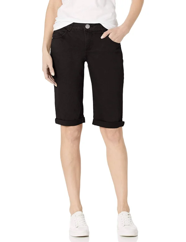 Democracy Women's Bermuda Shorts - Black - Size 2
