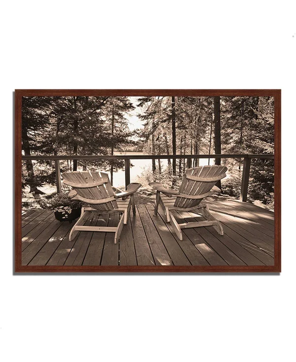 Tangletown Fine Art 22x22 x 32x22 at The Lake Framed Photograph Print
