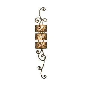 Kalco Lighting-5406-AC-Windsor - Three Light 3-Tier Wall Sconce