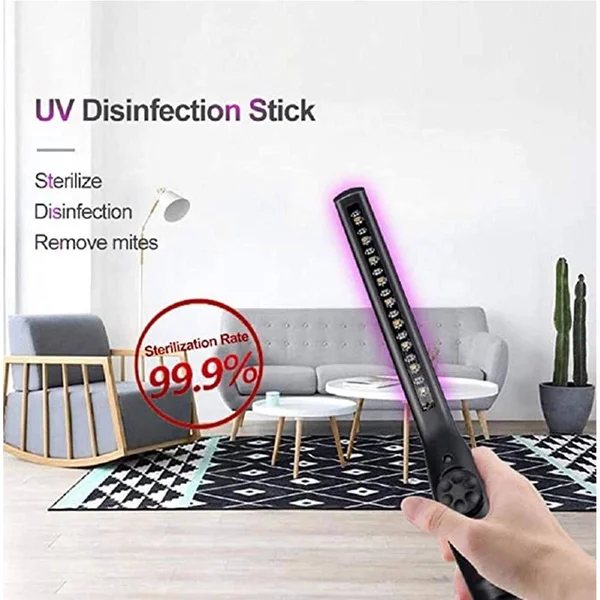 Global Pronex UV Light Sanitizer Wand Ultra Powerful Ultraviolet UVC Clean Lamp Rechargeable and Portable for Home and Travel