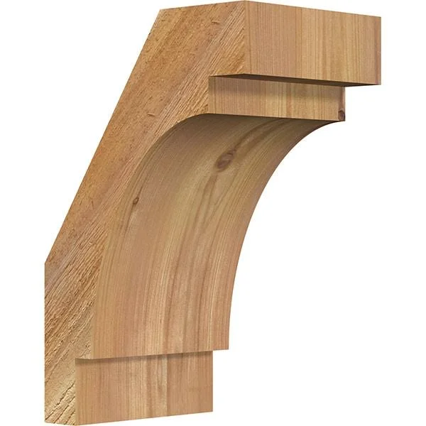 6x22W x 8x22D x 12x22H Merced Rough Sawn Brace - Western Red Cedar