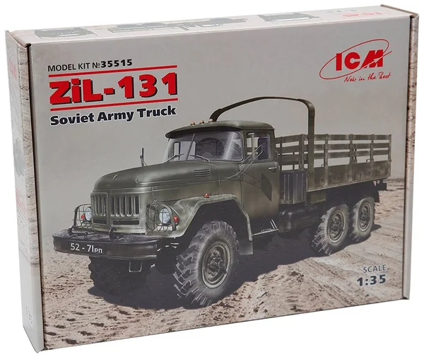 Icm 35515 ZiL-131 - Soviet Army Truck 1/35 Plastic Model Kit 201 mm