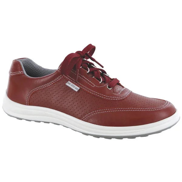 SAS Women's Sporty Lux Sneaker Ruby Perf Leather 12 N