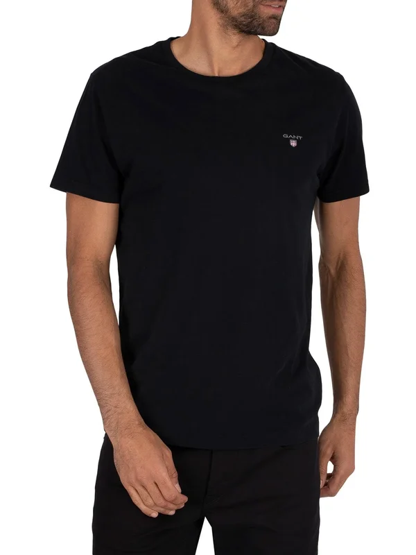 Gant Original T Shirt Black