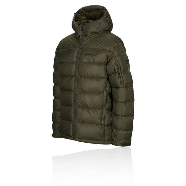 Peak Performance Frost Down Hooded Jacket - Green - Medium