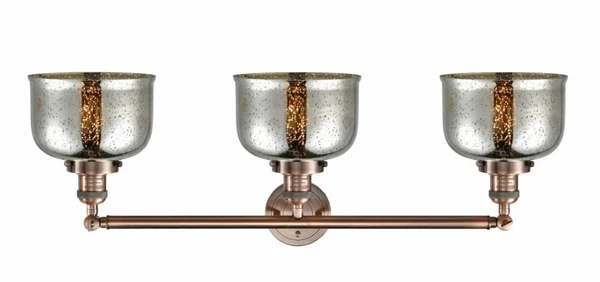 Innovations Lighting Large Bell 3 Light Bath Vanity Light 205 Sg G78 (Gold)