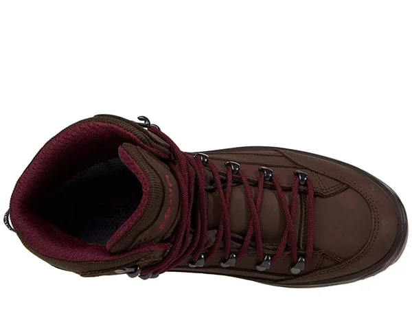 Lowa Women's Renegade GTX Mid, Espresso/Berry, Wide, 9.5
