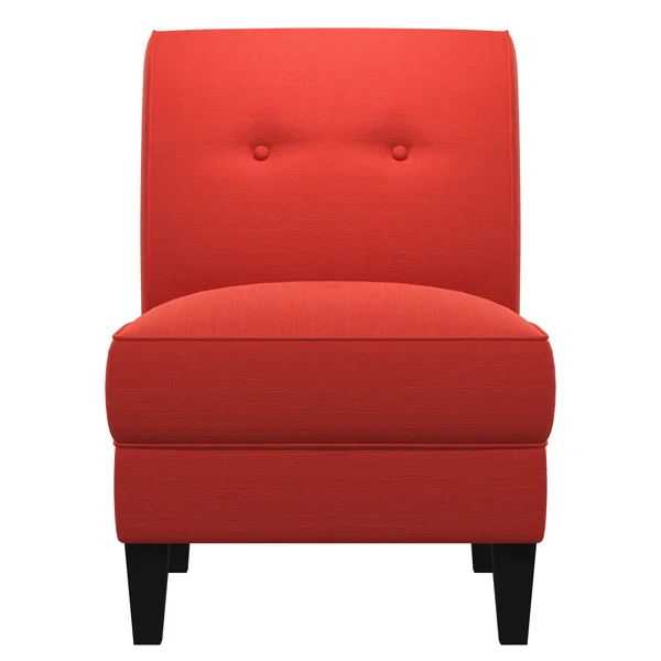 Domesis Granada Slipper Chair Orange Linen