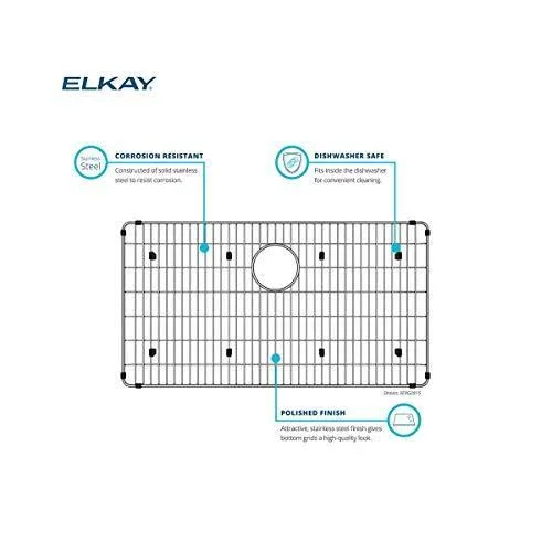 Elkay LKWOBG1416SS Bottom Grid - Stainless Steel