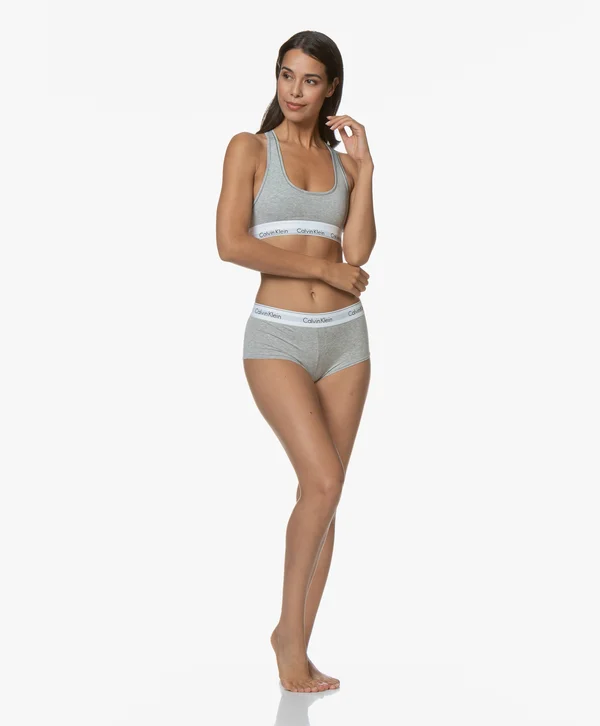 Calvin Klein Modern Cotton Bralette - Grey