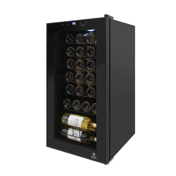 Vinotemp EL-28TS 17x22 28-Bottle Black Touch Screen Wine Cooler