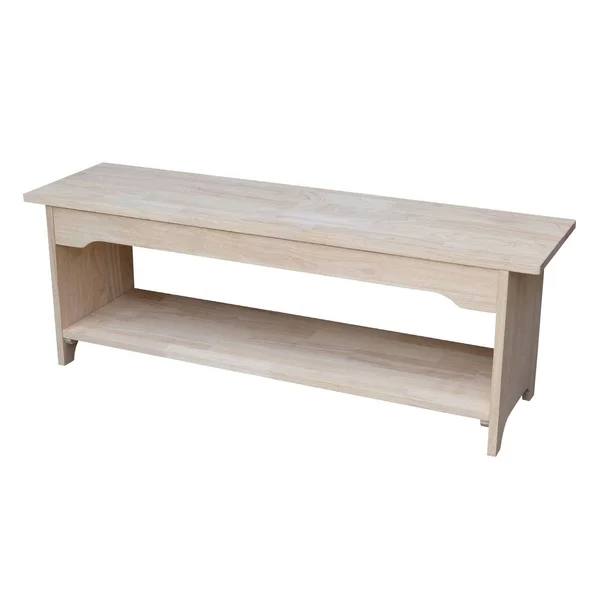 The Gray Barn Moonshine Unfinished Bench - Size: 48x22
