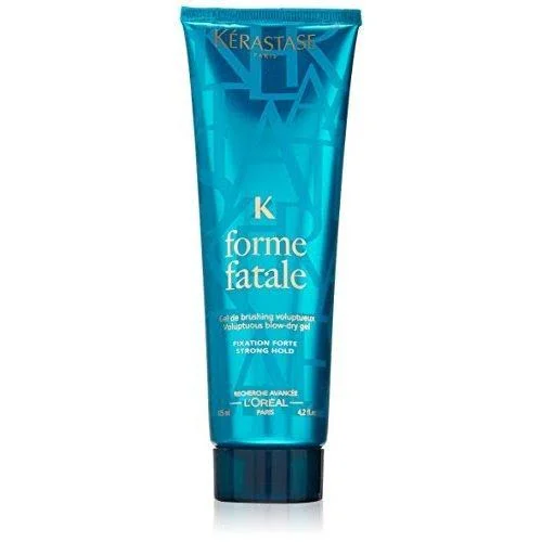 Kerastase Forme Fatale Voluptuous Blow-Dry Strong Hold Gel, 4.2 Ounce