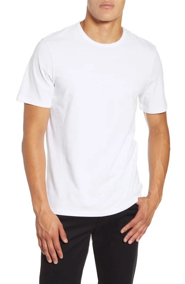 Vince Solid T-Shirt Optic White