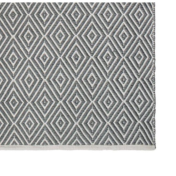 4& x 6& Veria Indoor/Outdoor Rug Gray/White - Fab Habitat