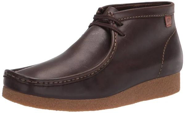 Clarks Men's Shacre Boot Brown Leather 8
