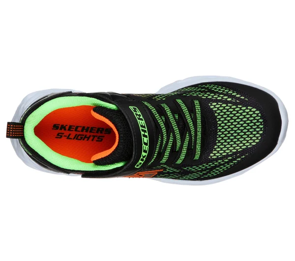 Skechers S Light: Vortex-Flash Black/Lime 3.5