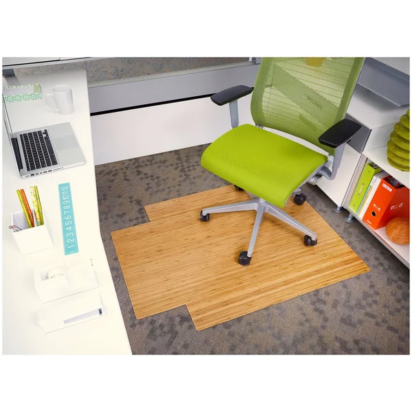 Anji Mountain Bamboo Roll-Up Chairmat, 36x22 x 48