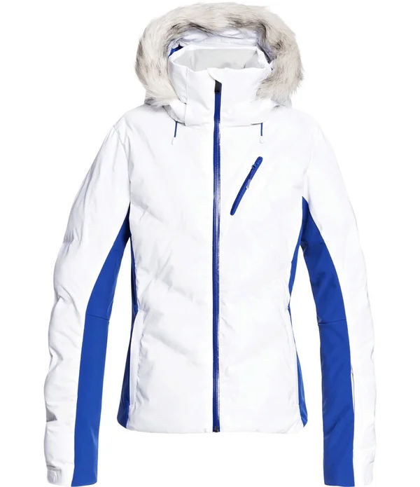 Roxy Women's Snowstorm Snow Jacket - Medium, Bright White