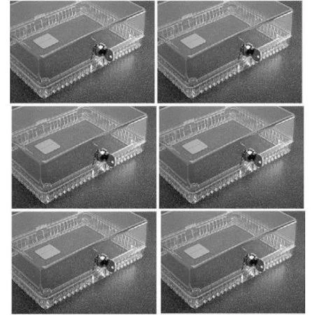 Lot of 6 Honeywell Cg511a1000 Clear Plastic Locking Thermostat Guard