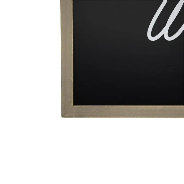 HomeRoots 20x24x22 Cakes and Pastries Motivational Metal Wall Art in Black - 9000376627