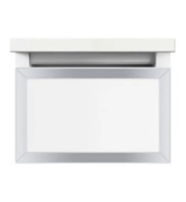 Robern VP12H1D18F28N76 Profiles, 12X7.5X18, Full Drawer, Matte Black, Chrome