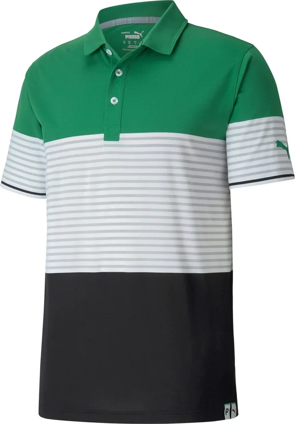 Puma Cloudspun Taylor Golf Polo - Amazon Green - L