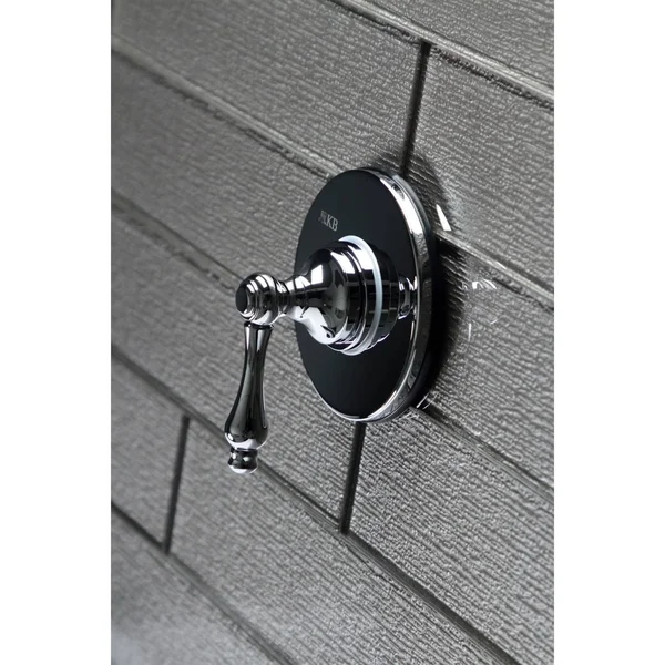 Kingston Brass Ks3038al Single-Handle Three-Way Diverter Valve with Trim Kit, Brushed Nickel