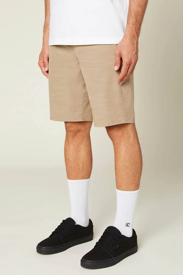 O&Neill Locked Slub Hybrid Shorts Men's Khaki - 33