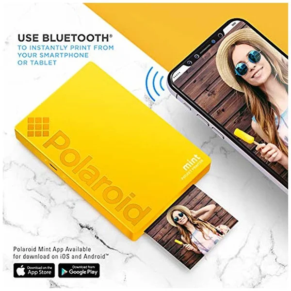 Polaroid Mint Pocket Printer, Size None, Yellow POLMP02Y