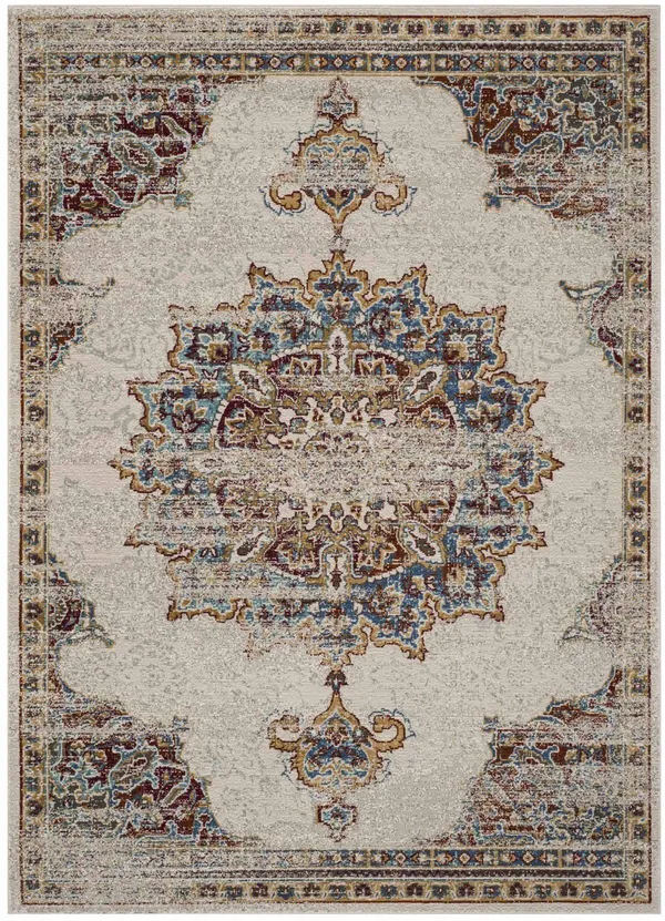Safavieh Aria 103 Area Rug, Creme, Red, 5&1x22 x 7&6x22 Rectangle