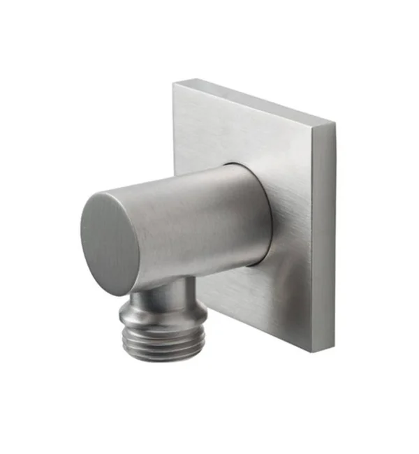 California Faucets SH-10-77-SB Square Contemporary Decorative Supply Elbow - Satin Brass