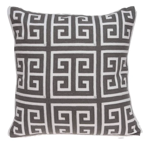 20x22 x 0.5x22 x 20x22 Transitional Gray and White Accent Pillow Cover