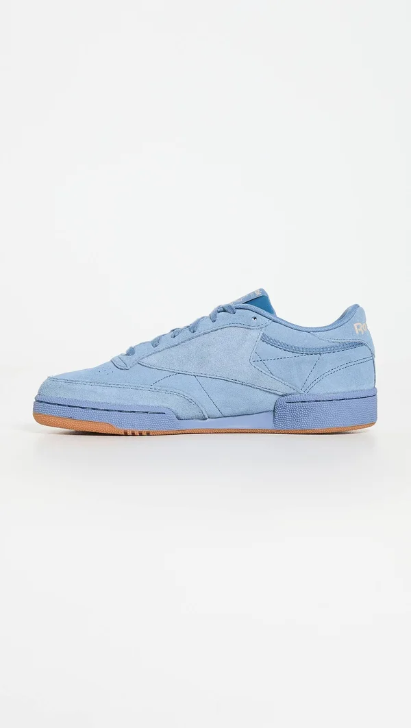 Reebok Club C 85 Blue Slate/Modern Beige/Gum Men's Shoes - Light Blue, Size: 10.5, Leather