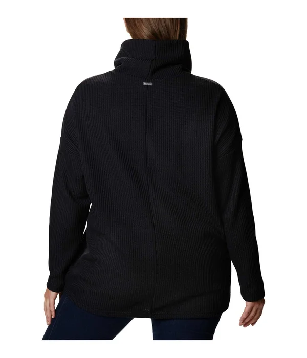 Columbia Women's Chillin Fleece Pullover - Plus Size - 2x - Black