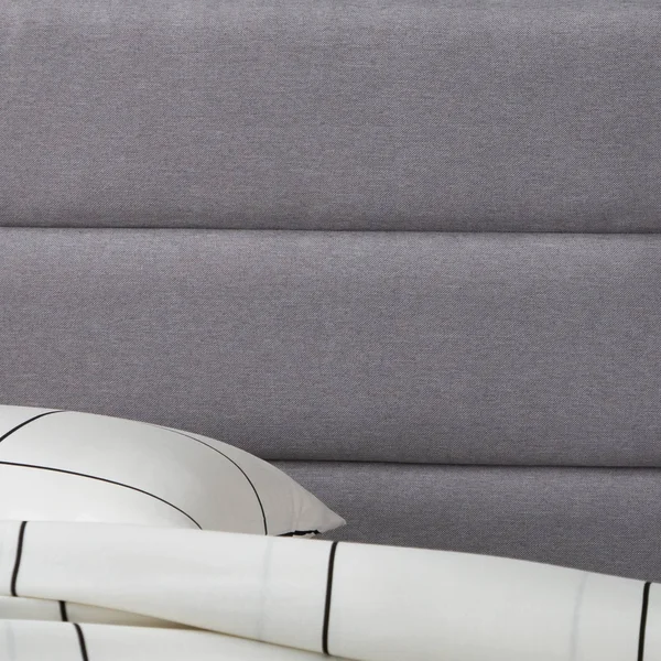 Brookside Sara Upholstered Bed with Horizontal Channels - Stone - Twin XL