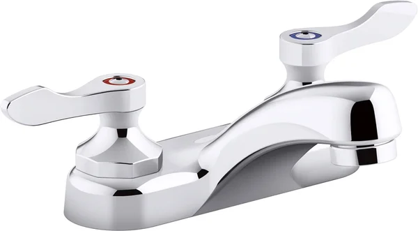 Kohler K-400T20-4ANL Triton Bowe 0.5 GPM Centerset Bathroom Sink Faucet with L Polished Chrome