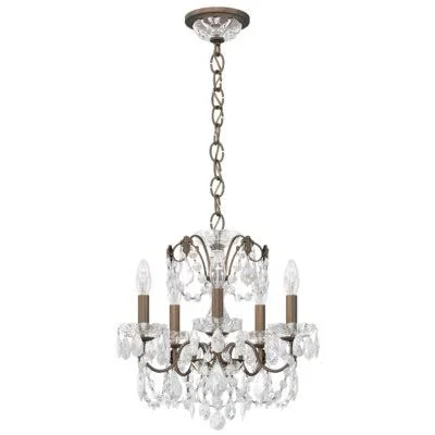 Century 5-Light Candle Style Classic - Traditional Chandelier Schonbek Fixture Finish: Textured Bronze 1704-73
